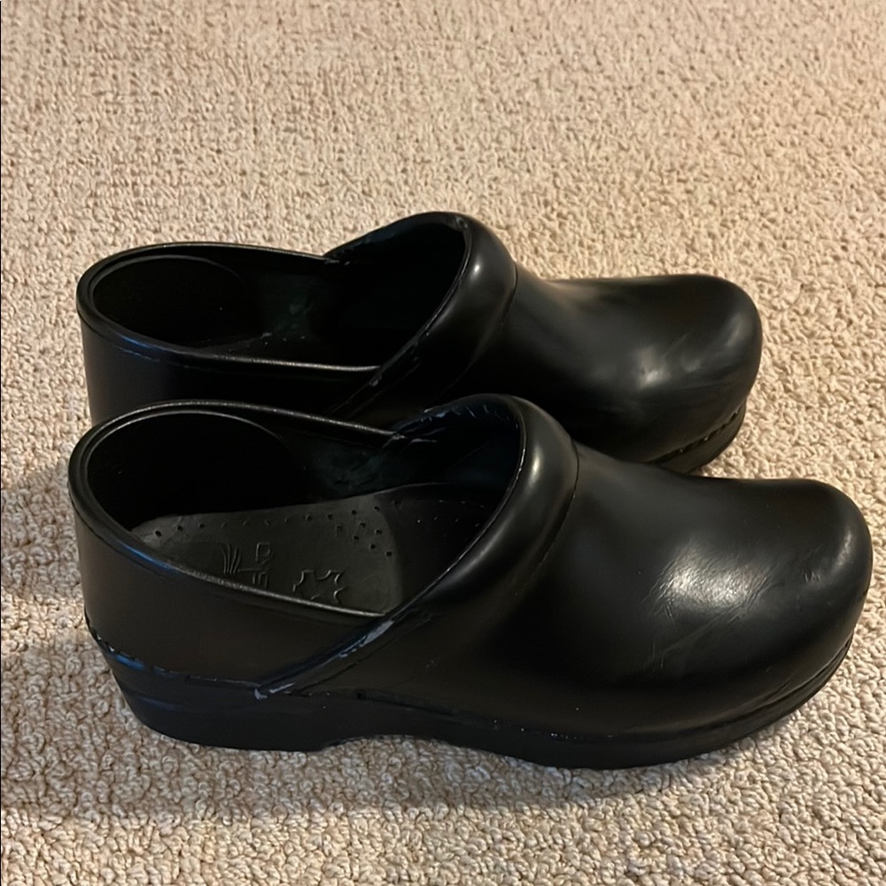 Dansko Black Clogs